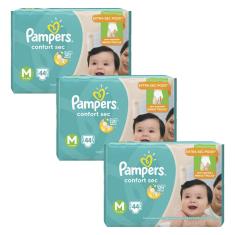 Imagem de Kit Fralda Pampers Confort Sec M Com 132 Tiras