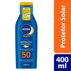 Imagem de Protetor Solar Nivea Sun Protect & Hidrata FPS 50 Loção 400ml