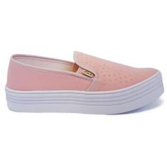 Imagem de Tênis Feminino Slip On Plataforma Sapatilha Sola Alta K107 - Fabricata