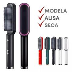 Imagem de Escova Alisadora De Cabelo Secadora 5 Em 1 Bivolt 110/220V Tecnologia