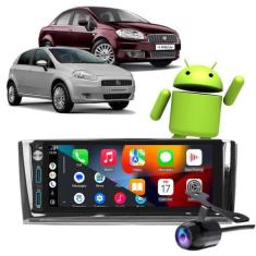 Imagem de Central Multimídia Punto 2008-2012 1 Din Android-Auto Carplay - E-Carp