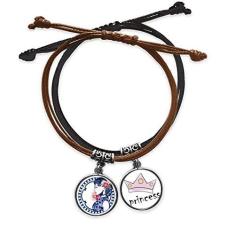 Imagem de DIYthinker Pulseira feminina de couro com corrente de mão e corrente de mão da cultura chinesa