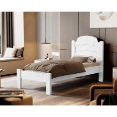 Imagem de Cama De Solteiro 100% Mdf 107X94x195cm Iris - Vj Móveis