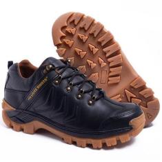 Imagem de Tenis Masculino Preto Casual Resistente Estiloso  Via Livre, Preto, 44