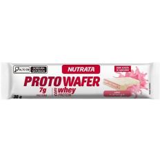 Imagem de Barra Whey Proto Wafer Sabor Morango Com 1Un 30G Nutrata