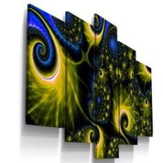 Imagem de Quadros Decorativos Espectral  Abstrato Sala