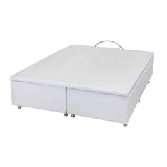 Imagem de Base para Cama Box Queen Physical com Baú (39x158x198) Branca