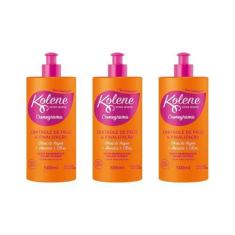 Imagem de Creme Para Pentear Kolene 500ml Cronograma - Kit Com 3Un