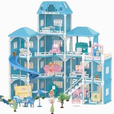 Imagem de Brinquedo Educativo Vila de Bonecas Com Peças Para Montagem - JOKA COM