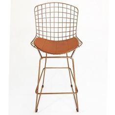 Imagem de Banqueta BERTÓIA cobre altura 60cm - Poltronas do Sul