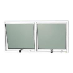 Imagem de Janela de Alumínio Maxim-Ar 2 Seções 60x120cm Vidro Mini Boreal Plus B