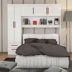 Imagem de Guarda Roupa Modulado Paris 5 Portas 2 Gavetas Branco