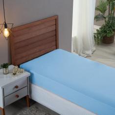 Imagem de Roupa Cama Solteiro 300 Fios Lençol Com Elástico De Algodão - Mf Enxov