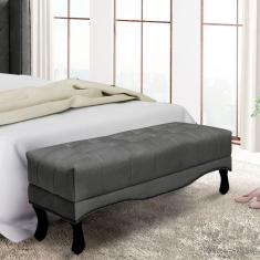 Imagem de Recamier Vicenza Suede Cinza 160 cm