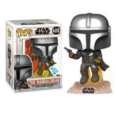 Imagem de Funko Pop Mandalorian 408 Gitd - Star Wars The Mandalorian