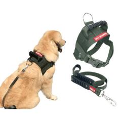 Imagem de Coleira Peitoral Para Cachorro Com Guia - Tamanho M - Canadá K9 Acessó