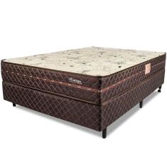 Imagem de Cama Box Colchão Casal Ortopédico Firme Espuma D33 Antialérgico Certificado Bege 138x188x58cm - BF Colchões