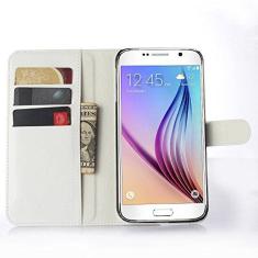 Imagem de Capa para Samsung Galaxy S7 Plus â€“ Capa carteira flip de couro PU de para Samsung Galaxy S7 Plus, capa de proteção de telefone estilo empresarial, capa com [compartimentos para dinheiro