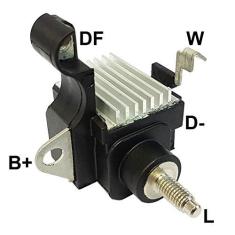 Imagem de REGULADOR DE VOLTAGEM TORO DIESEL RENEGADE FIAT 500 1.4 1266003910 ALTERNADOR P5602958AB K5602958AB 1042101750
