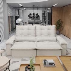 Imagem de Sofá Retrátil e Reclinável 270 Cm Porto Belo - Montreal