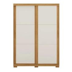 Imagem de Guarda Roupa Casal Prático Sem Espelho Camaru Pérola - Village Móveis