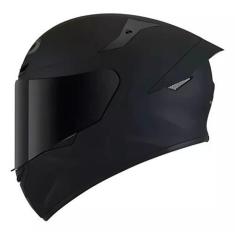 Imagem de Capacete Moto Fechado KYT TT Couse, PLAIN MATT BLACK