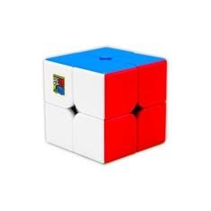 Imagem de Cubo Magico Profissional 2x2 Stickerless Speedcubing Demolidor, Moyu Meilong, Multicor