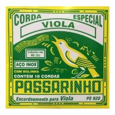 Imagem de Jogo Cordas Corda Passarinho Viola Cebolão Re Pe920 Paganini