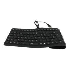 Imagem de Teclado Flexível Silicone Usb Dobrável - Notebook Pc Tablet