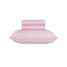 Imagem de Jogo De Cama Solteiro Sultan 180F Sonhare Prata Poá 3 Peças