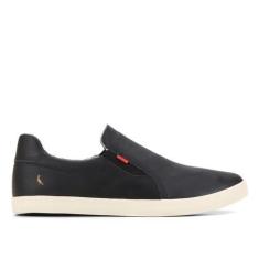 Imagem de Tênis Slip On Couro Reserva Lapa Masculino - Preto