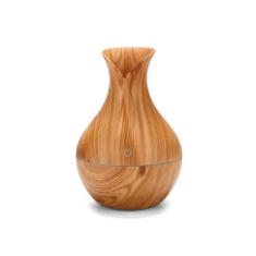 Imagem de Umidificador De Ar Difusor Ultrassônico C/ Led Iluminador Cor Madeira