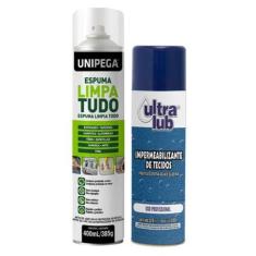 Imagem de Protetor De Tecido Impermeabilizante Barraca + Espuma Limpa Tudo Tenis