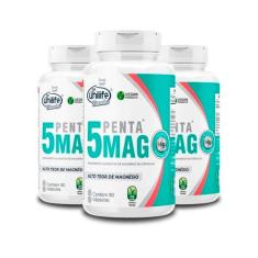 Imagem de Kit 3 Penta 5 Mag Magnésio Unilife 90 Cápsulas