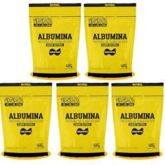 Imagem de Kit 5x Albumina Naturovos 420g Sabor Natural