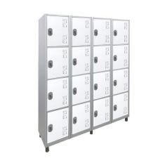 Imagem de Armário Roupeiro Aço 16 Portas Guarda Volumes Aço W3