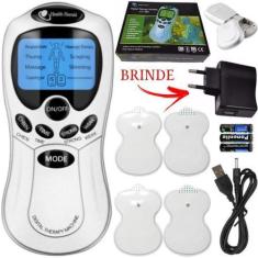 Imagem de Aparelho Massageador Tens Fes Portátil Fisioterapia Alivio Dor relaxam