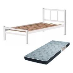 Imagem de Cama Solteiro Tubolar Com Colchão D28, Alojamento, Pousadas. - JB Move