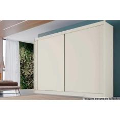 Imagem de Guarda Roupa Casal 2 Portas de Correr e 4 Gavetas Creta Off White - Europa