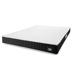 Imagem de Colchão Casal Espuma D33 New Millenium 138x188x19cm Branco/preto Hellen Pret/branc