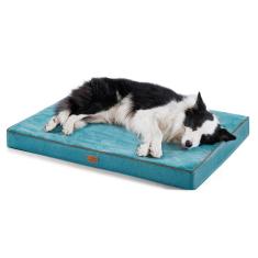 Imagem de Cama para cães Bedsure Memory Foam Ortopédica Impermeável Grande Azul
