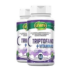 Imagem de Kit 2 L-Triptofano + Vitaminas da Unilife - 60 cápsulas