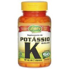 Imagem de Potássio Vitamina K 560mg 60 cápsulas Unilife
