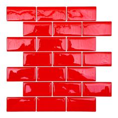 Imagem de Pastilha Adesiva Tijolinho  4 Placas Material 3 M