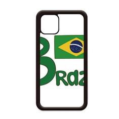 Imagem de Capa com estampa verde da bandeira nacional do Brasil para iPhone 11 Pro Max para Apple Mobile Case