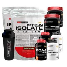 Imagem de Kit 2Xoptimum Isolate Whey Protein Baunilha + 2Xbcaa 100G + 2Xcreatina