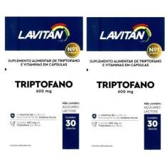 Imagem de Kit Com 2 - Lavitan Triptofano 600Mg Com 30 Capsulas O Unico  Cimed