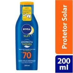 Imagem de Protetor Solar Nivea Sun Protect & Hidrata FPS 70 Loção