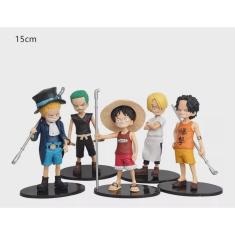 Imagem de Bonecos Kit One Piece - Monkey D Luffy Figure Zoro Sanji Law