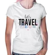 Imagem de Baby Look Let's Travel - Foca Na Moda